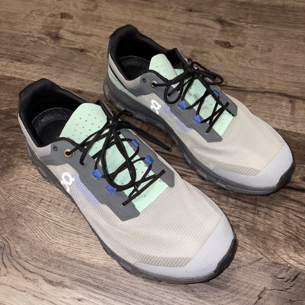 On Running Grey Athletic Shoes with Streamlined Silhouette